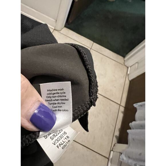 Athleta Gray Sienna Skinny Pants Straight Leg Knit Pants Sz 10T Career Business - Picture 8 of 9